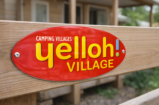 [YV2006] Plaque d’identification Dibond – Bungalow / Emplacement  YV