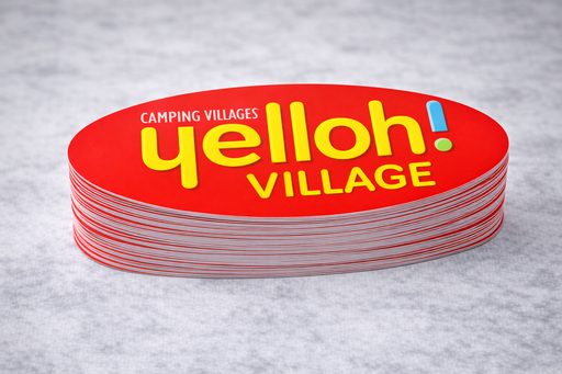 [YV2015] Sticker ovale standard – 20 x 8,9 Cm (Lot de 50)